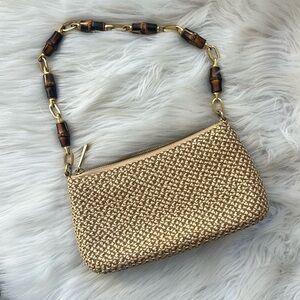 Eric Javits Bulu Wooven Clutch
